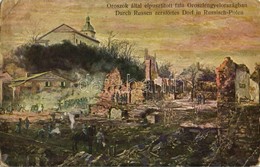 T3/T4 1917 Oroszok által Elpusztított Falu Oroszlengyelországban / Durch Russen Zerstörtes Dorf In Russisch-Polen / WWI  - Sin Clasificación