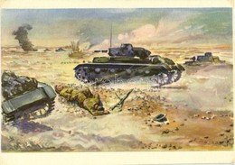 ** T4 Wüstenkrieg In Nord-Afrika. Für Die Deutschen Panzer Gibt Es Auch In Der Wüste Kein Hindernis / WWII Desert War In - Sin Clasificación