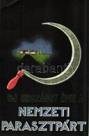 T2/T3 Új Országot épít A Nemzeti Parasztpárt! Kiadja A Nemzeti Parasztpárt Hadifogolygondozó Osztálya / Hungarian Nation - Unclassified