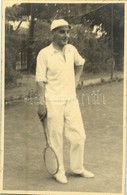 ** T1 Teniszező Férfi / Tennis Player. Photo - Unclassified