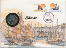 Makaó 1983. 1p, Felbélyegzett Borítékban, Bélyegzéssel, Német Nyelvű Leírással T:1 
Macao 1983. 1 Pataca In Envelope Wit - Sin Clasificación