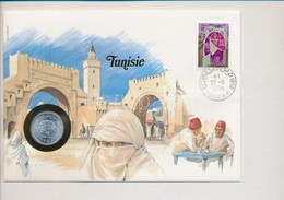 Tunézia 1983. 5M, Felbélyegzett Borítékban, Bélyegzéssel, Német Nyelvű Leírással T:1,2
Tunisia 1983. 5 Millim In Envelop - Unclassified
