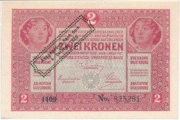 1917. 2K Hamis 'Ausgegeben Nach Dem 4. Oktober 1920' Felülbélyegzéssel (fake Overprint) T:I - Ohne Zuordnung