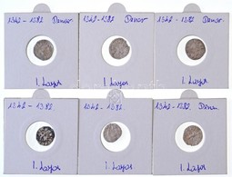 1373-1382. Denár Ag 'I. Nagy Lajos' (6x) T:2,2- Hungary 1373-1382. Denar Ag 'Louis I' (6x) C:XF,VF  
Huszár 547.,Unger I - Sin Clasificación