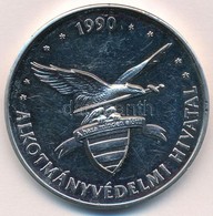 2015. 'Alkotmányvédelmi Hivatal 1990 / 25 év A Haza Védelmében' Fém Emlékérem (42mm) T:1- (eredetileg PP) Karcolás - Sin Clasificación