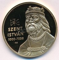 Ifj. Szlávics László (1959-) 2011. 'Nagy Magyarok / Szent István 1000-1038' Aranyozott Cu Emlékérem (40mm) T:PP Kis Ph. - Unclassified