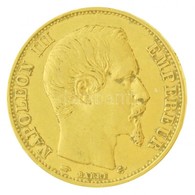 Franciaország / Második Császárság 1858A 20Fr Au 'III. Napóleon' (6,45g/0.900) T:2,2- Ph.
/ France / Second Empire 1858A - Unclassified