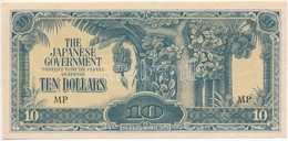 Malaya / Japán Megszállás 1942-1944. 10$ T:I
Malaya / Japanese Occupation 1942-1944. 10 Dollars C:UNC Krause M7.b - Unclassified