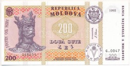 Moldova 1992. 200L T:I
Moldova 1992. 200 Lei C:UNC - Sin Clasificación