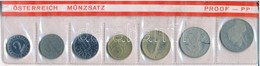 Ausztria 1977. 2gr-10Sch (7xklf) Forgalmi Sor Fóliatokban T:1 Kis Patina
Austria 1977. 2 Groschen - 10 Schilling (7xdiff - Unclassified