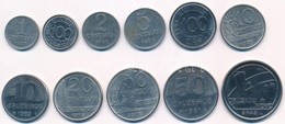 Brazília 1967-1994. 1c-100Cr (11xklf) T:1-
Brazil 1967-1994. 1 Centavo-100 Cruzeiros Reais (11xdiff) C:AU - Sin Clasificación