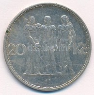 Csehszlovákia 1933. 20K Ag 'Ipar, Mezőgazdaság, üzlet' T:1- Kis Patina 
Czechoslovakia 1933. 20 Korun Ag 'Industry, Agri - Sin Clasificación