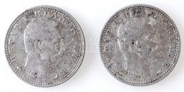 Szerbia 1915. 50p Ag 'I. Péter' (2x) T:1-,2 
Serbia 1915. 50 Para Ag 'Petar I' (2x) C:AU,XF - Sin Clasificación