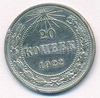 Szocialista Szövetségi Szovjet Köztársaság 1922. 20k Ag T:2 Patina
Russian Socialist Federated Soviet Republic 1922. 20  - Sin Clasificación