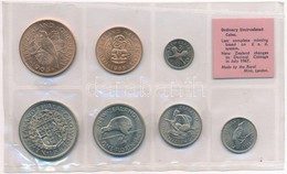 Új-Zéland 1965. 1/2p-1/2C (7xklf) Forgalmi Sor Fóliatokban T:1
New Zealand 1965. 1/2 Penny - 1/2 Crown (7xdiff) Coin Set - Sin Clasificación