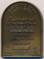 Kanada 1974. 'Zebulun' Kétoldalas Br Plakett Sorszámmal T:1- Kis Ph.
Canada 1974. 'Zebulun' Two Sided Br Plaque With Ser - Unclassified