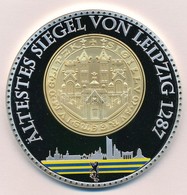 Lipcse DN 'Ältestes Siegel Von Leipzig 1287 / Stadtansichten' Bimetál Emlékérem, Alján Festett (70mm) T:PP, BU
Leipzig N - Zonder Classificatie