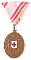 1914. 'Vörös Kereszt Bronz Díszérme' Zománcozott Br Kitüntetés Mellszalagon T:1-
Hungary 1914. 'Red Cross, Bronze Medal' - Otros & Sin Clasificación