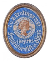 Német Harmadik Birodalom / Dönis (Donín) 1937. 'Deutscher Turnverband - 1. Bezirks - Frauenturnfest In Dönis (Német Torn - Unclassified
