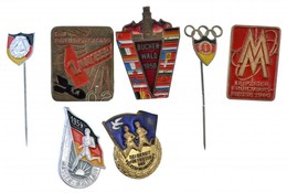 7db-os Német Kitűző és Jelvény Tétel, Közte 'Buchenwald - 1958' T:1-,2
15pcs Of German Badges And Pins, Including 'Buche - Zonder Classificatie