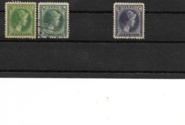 LUXEMBOURG 1930 Et 1934 Même Type "g"/ Lot De 3 Timbres Oblitérés YT 221, 224 Et 249 - 1926-39 Charlotte Right-hand Side