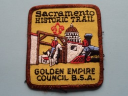 SACRAMENTO HISTORIC TRAIL > GOLDEN EMPIRE Council B.S.A. " SCOUTING " ( What You See Is What You Get > See Photo ) ! - Pfadfinder-Bewegung