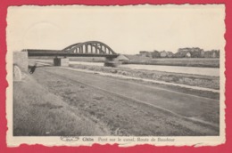 Ghlin - Pont Sur Le Canal , Route De Baudour - 1949  ( Voir Verso ) - Saint-Ghislain