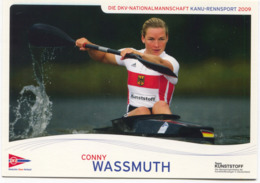 Rowing, Kayak, Canoe - DKV Germany Nationalmannschaft National Team, CONNY WASSMUTH, Autogramme Signed - Aviron