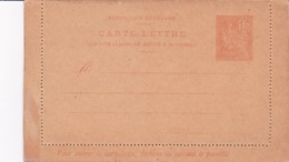 Carte Lettre Mouchon 15 C Orange B4 Neuve Avec Réponse Payée - Tarjetas Cartas