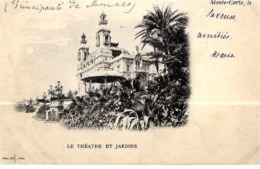 MONACO . MONTE CARLO . LE 15  AOUT 1904 - Teatro D'opera