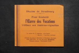 FRANCE - Carnet De 12 Vignettes Sur Le Diocèse De Strasbourg - L 45708 - Bmoques & Cuadernillos