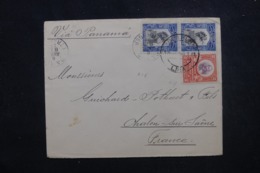 PEROU - Enveloppe De Lima Pour La France En 1908 Via Panama, Affranchissement Plaisant - L 45715 - Peru