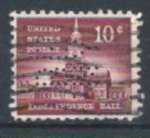 EEUU 1956 (O) USADOS PERFORADO MI-796 YT-615 INDEPENDENCE HALL - Perforés