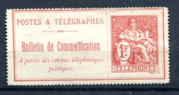 Téléphone : Yvert 29 - Neuf Sans Gomme - Cote 165 Euros - Lot 195 - Telegramas Y Teléfonos