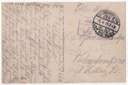 GERMANY WWI TAHURE Cachet - Guerre 1914-18