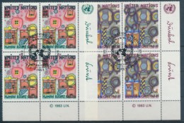 Verenigde Naties/United Nations/Nation Unis New York 1983 4 Bl Mi: 438-439 Yt: 406-407 (Gebr/used/obl/usato/o)(4834) - Usados