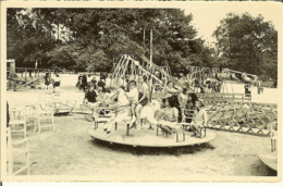 CP De FOSSES " Lac Et Plage De Bambois - Une Des Terrasses Avec Jeux Pour Enfants " - Fosses-la-Ville