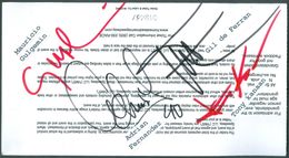 CART RACING - HOMESTEAD 2000  - RACE DAY TICKET AUTHOGRAPHS OF  TONY KANAAN - GULGELMIM - ADRIAN FERNANDEZ -  GIL - Autogramme