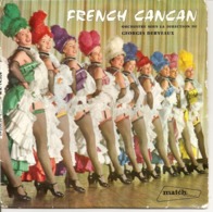 Vinyles. 45 T. French Cancan. Orchestre Georges Derveaux. La Vie Parisienne (4 Titres) Studio Match Record - Musicals