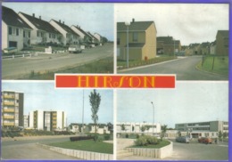 Delcampe - Carte Postale 02. Hirson La Z.A.C. Et Le C.E.S. Renault 4L Trés Beau Plan - Hirson