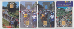 France - Tour De France - 4 Diff. Sealed Phonecards Dbz22 - 2001