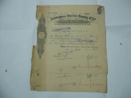 SCRIPOFILIA AZIONE CERTIFICATO INDIA JUBBULPORE ELECTRIC SUPPLY MARTIN & C. - Electricidad & Gas