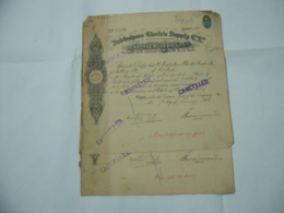 SCRIPOFILIA AZIONE CERTIFICATO INDIA JUBBULPORE ELECTRIC SUPPLY MARTIN & C. - Electricidad & Gas