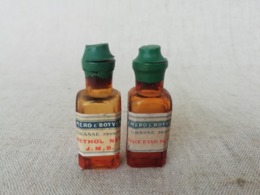 2 Petits Flacons Anciens D'essence De Parfum, J.Méro & Boyveau, Grasse - Sin Clasificación