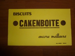 BUVARD CAKENBOITE BISCUITS - Sucreries & Gâteaux