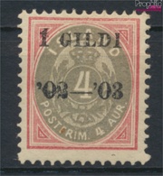 Island 25B Mit Falz 1902 Aufdruckausgabe (9350155 - Vorphilatelie