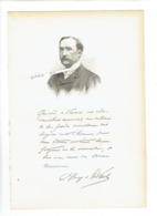 COMTE HENRY DE LA VAULX 1870 BIERVILLE 1930 JERSEY CITY AERONAUTE  PORTRAIT GRAVE AUTOGRAPHE BIOGRAPHIE ALBUM MARIANI - Documenti Storici