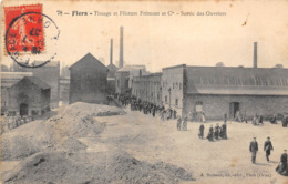 61-FLERS- TISSAGE ET FILATURE FREMONT ET Cie - SORTIE DES OUVRIERS - Flers