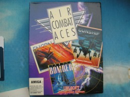 Bomber- Gunship-Falcon  3 Jeux Occasion Pour Amiga (avec Notices) - Jeux PC