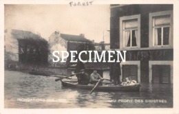 Carte Photo Inondations De Forest 1925 -Vorst - Forest - Vorst